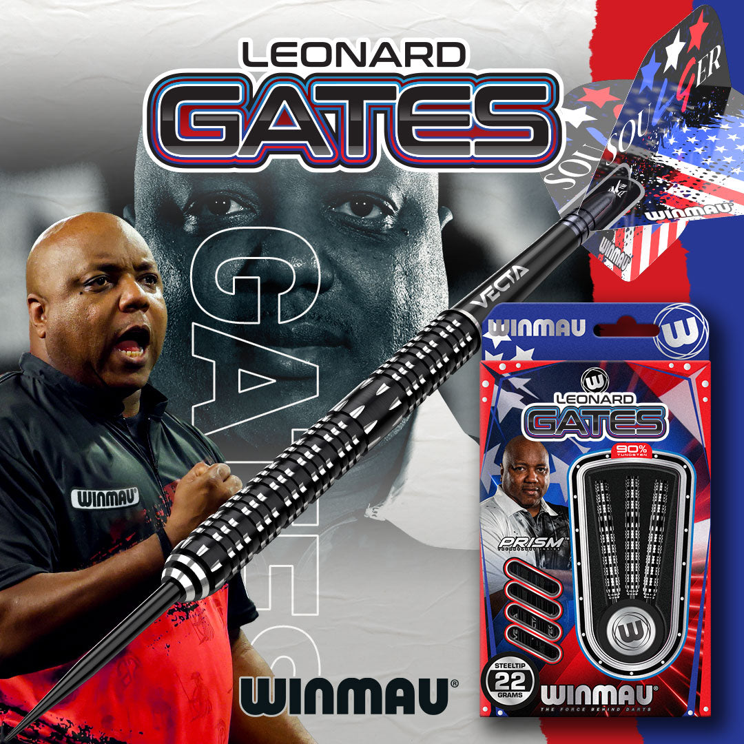 Winmau Leonard Gates Steel Tip 90% Tungsten Darts