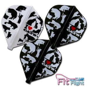 Cosmo Fit Flight Printed Series I Love Cats