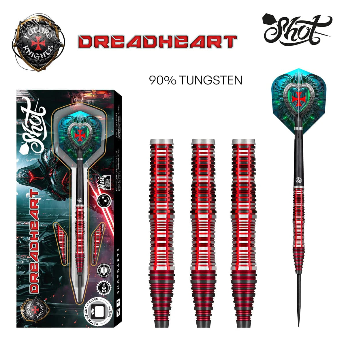 Shot Future Knights Dreadheat Dart Set