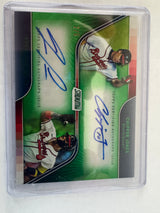 2025 Topps Stadium Club Ronald Acuna Jr Chipper Jones Dual Auto /5 Braves